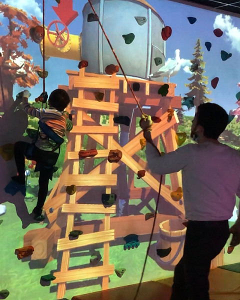 Interactive Climbing Wall