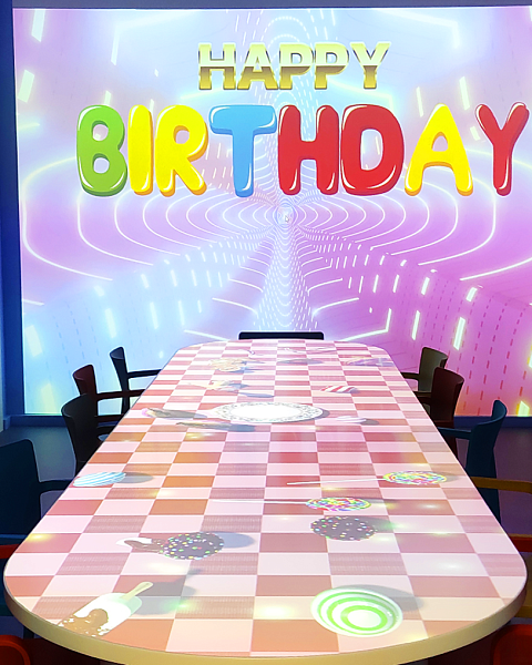 Interactive Birthday Table